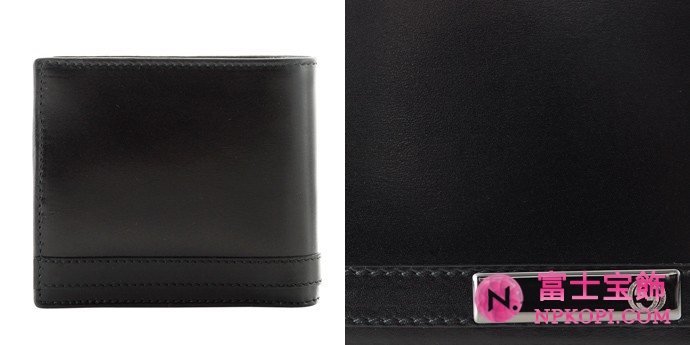GUCCI/グッチ 2012年春夏MEN BARメタルバー付きバイフォルドコンパクト財布 233102 A490R 1000 